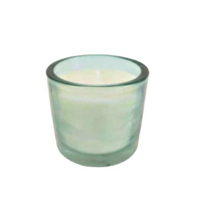 New design glass candle jar candle holder for birthday