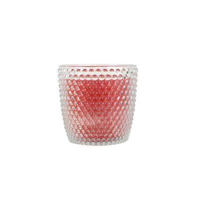 Luxury glass candle jar candle holder in bulk
