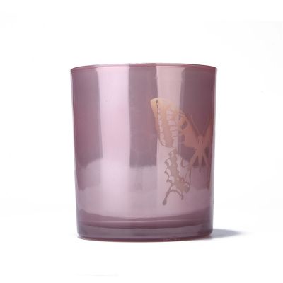 luxury glass candle jar candle holder