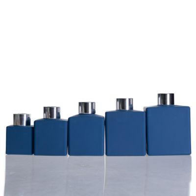 Blue color reed diffuser bottle glass 50ml 100ml 120ml 250ml diffuser glass bottle