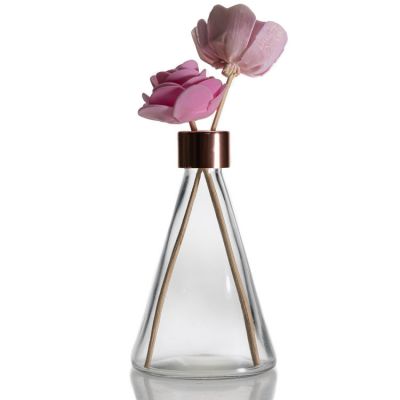 Unique Shape Fragrance Bottles 100ml Empty Glass Diffuser Bottle