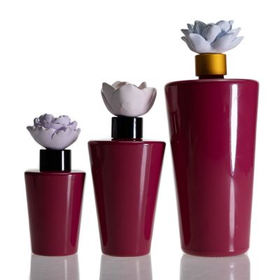 Glass Bottle Manufacturer Sell Diffuser Bottles 90ml 200ml 500ml Glass Vase For Home Decor