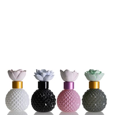 Support color design diffuser bottles 100ml 200ml diffuser glass bottle oil fragrance bottle
