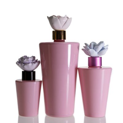 Glass vase manufacturer supply vases 90ml 200ml 500ml aroma diffuser bottles