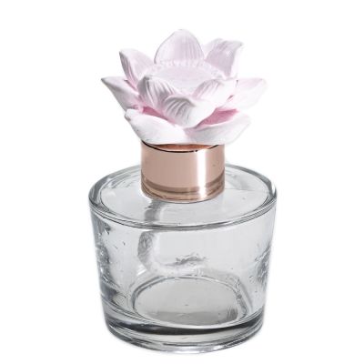 Transparent Color Reed Diffuser Bottle Glass 100ml Aroma Diffuser Bottle