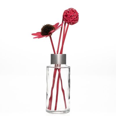 100ml cylindrical glass reed diffuser bottle with screw cap