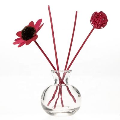 100ml aroma perfume glass bottle reed diffuser bottles with cork stopper