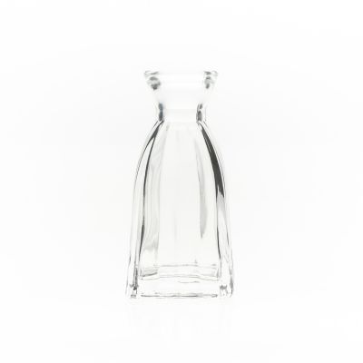 Factory Clear Empty Crystal 100ml Fragrance Glass Aroma Bottle with Cork Stopper