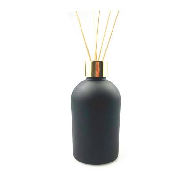 200ml luxury black screw cap reed diffuser glass bottle diffuser glass bottle