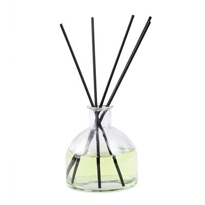 150ml hot sale clear cork glass reed diffuser glass bottle