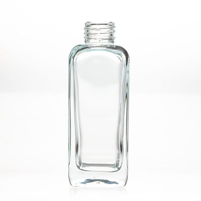 Classic Rectangle Shape Reed Empty 150ml Green Color Aromatherapy Empty Diffuser Glass Bottles