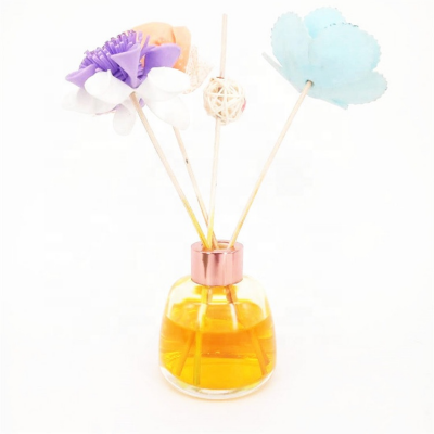 wholesale new design 100ml glass reed diffuser bottle with screw cap