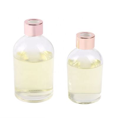Transparent aroma empty bottle for reed diffuser glass bottle 250ml 130ml