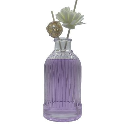200 Ml Decorative Home Clear Reed Diffuser Glass Bottle China Supplier For Personal Use