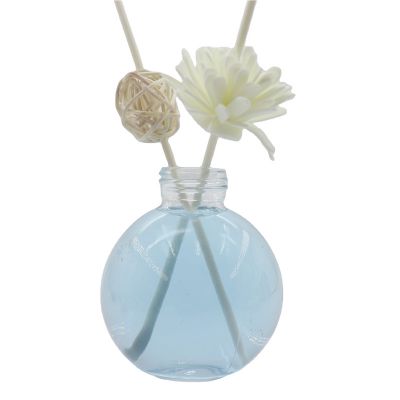 Traditional Cosmetic Container 150 Ml Glass Empty Reed Diffuser Bottle With Screw Lid