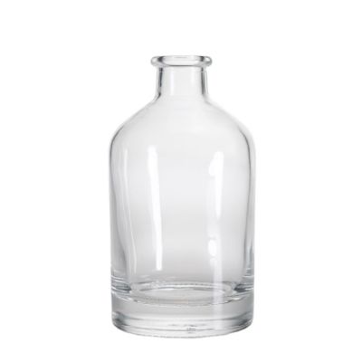 High Quality Empty Clear Aroma 250ml Diffuser Glass Bottle Round shape