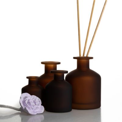 Wholesale Pot-bellied bottle Glass Scent Aeoma Reed Diffuser Bottle For Air Fresher