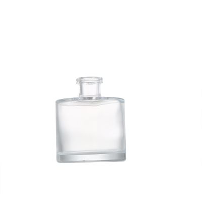 Square Clear Reed Diffuser Bottle Aromatherapy Bottle With Rattan Sticks For Aroma Oil Container