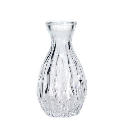Customize 100ml 200ml new arrival aroma reed diffuser bottle decorative unique vase shape