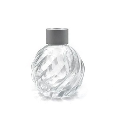 New type 100ml unique aroma reed diffuser glass bottle with cap