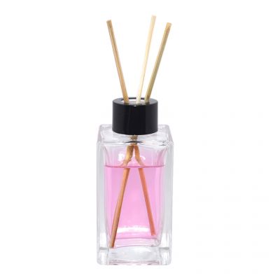 Empty 100ml Clear Glass Room Fragrance Air Freshener Reed Diffuser Container