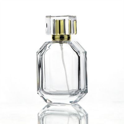 Hot sale empty bottle of imported perfume 100ml perfume spray bottle glass