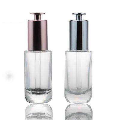 Cosmetic Round Rectangle Violet Clear 30Ml 50Ml 100Ml Refillable Glass Perfume Spray Bottle With Aluminum Spray Pump Cap