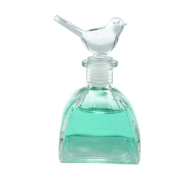 Tent Shape Square Shaped 150ml Home Fragrance Reed Diffuser Glass Bottle
