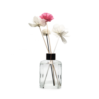 Wholesale 200ml Aromatherpay Glass Bottle Perfume Glass Bottle and Rattan Flower