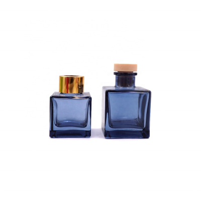 50ml 100ml Aroma Decorative Blue Glass Reed Diffuser Bottle
