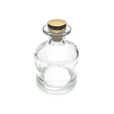 Wholesale Empty Glass Reed Diffuser Bottles Luxury Diffuser Cap Cover Container