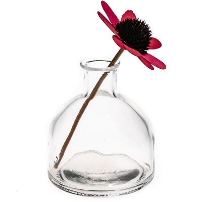 Good Price Clear Empty 180ml Round Shape Flower Diffuser Bottle Aroma Glass Bottle