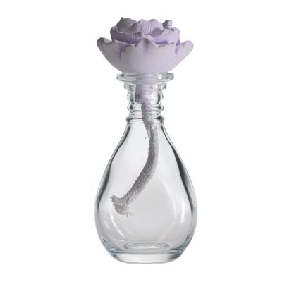 Direct Factory Price 60 Aromatherapy Glass Bottle Glass Bottles Aroma With Gypsum Flower