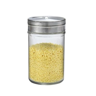 Transparent Kitchen Supplies Glass Seasoning Jar Used To Hold Salt Pepper And Spoon Plastic Seasoning Bottle Salt Glass Jar