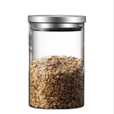 Candy Jar For Spices Glass Transparent Container Glass Jars With Lids Cookie Jar Kitchen Jars And Lids Small Size Wholesal