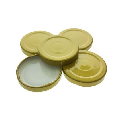50mm 82mm safety button metal twist off lid for glass jars canning jar
