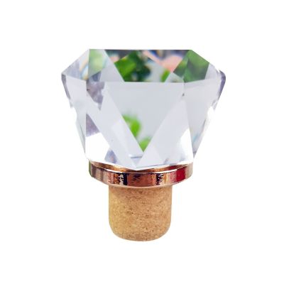 New creative crystal crystal 700ml brandy bottle packing and sealing cork wine bottle stopper
