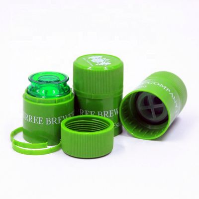33*47mm 33*58mm Stocked Top Opening Non Refillable Caps ROPP Plastic Twist Cap for Gin Whisky Vodka Liquor
