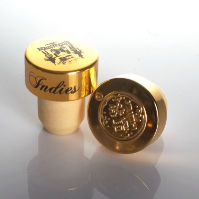 OEM LOGO Reusable Sealing T-plug Naturally Wooden Cap T-shaped Cork Stopper Wine Synthetic Cork Stoppers Factory Price