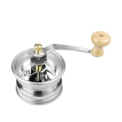 Wholesale custom cheap mini antique portable glass jar manual coffee grinder for sale