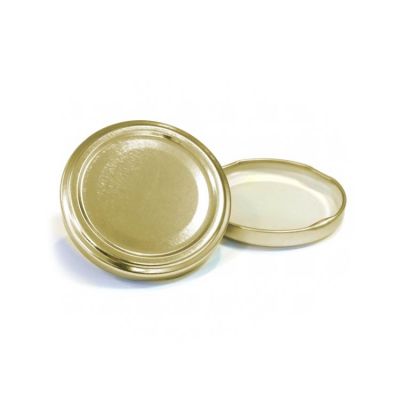 63mm Silver Gold Tinplate Metal Sealing Leak Proof Twist Off Lug Lid for Canning Jars