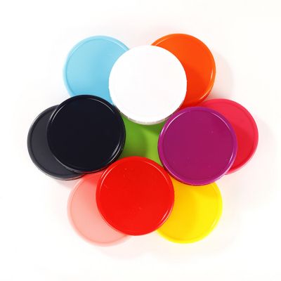 Wholesale 70mm Colorful Regular Mouth BPA Free Plastic Mason Jar Lid For Canning Food