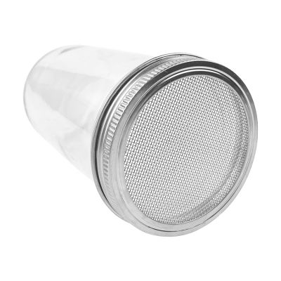 High Quality 86mm Stainless Steel Wide Mouth Sprouting Lid For Mason Jar