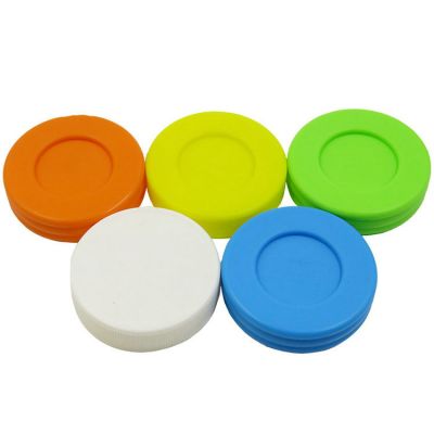 BPA Free 70mm Colorful Regular Mouth Plastic Lid For Mason Jars