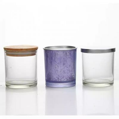 Wholesale spot glass candlestick new European style glass with lids candlestick manufacturers selling hot