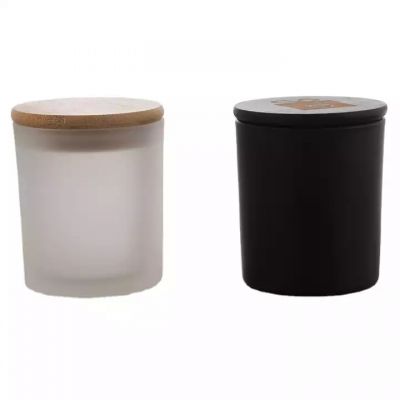 High quality colored glass candle jar with various specifications manufacturers direct sales