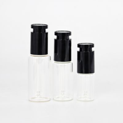 New arrival 10ml 15ml 20ml 30ml essential oil glass bottles with black marble press droppers