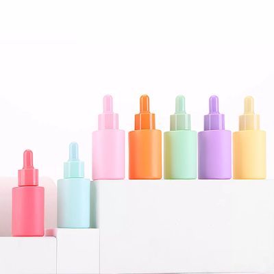 In Stock new 30 ml dropper thick bottom cosmetic bottle frosted serum cosmetic bottle