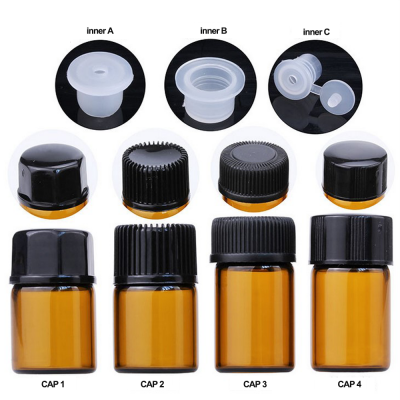 1ml 2ml cuticle essential oil cosmetic balm glass dropper empty bottle cylinder for cbd