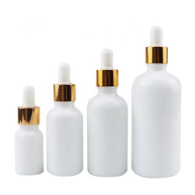 custom 30 ml opal glass cosmetic ceramic serum diffuser essential cbd oil vinegar bottles 30ml white porcelain dropper bottle